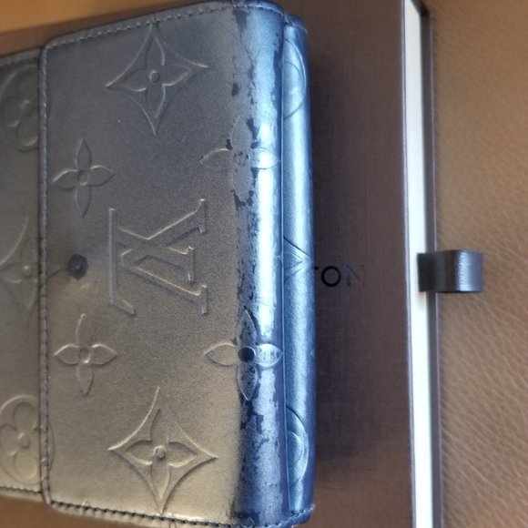 COPY - Pre-owned Louis Vuitton Matte Vernis Bifold Wallet - Picture 6 of 7